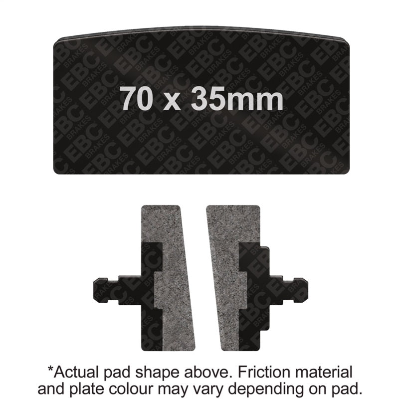 EBC 76-80 BMW R 60/7 Single Rotor Front Left/Right FA-SFA-X Brake Pads
