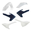 Acerbis 17-19 Husqvarna TE150-300/ FE250-501/ TE250i/ TE300i Plastic Kit - White/Blue