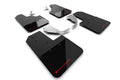 Rally Armor 21-25 Ford Bronco (Steel Bmpr - NO Rptr/Sprt - NO RR/RB) Blk Mud Flap w/Red Logo