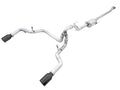 AWE Tuning 0FG 21+ Ford F150 Dual Split Rear Cat-Back Exhaust- 5in Diamond Black Tips