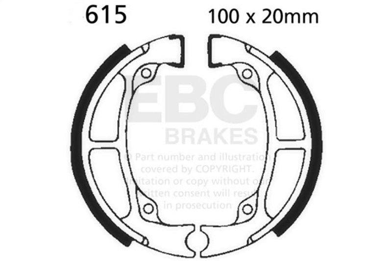 EBC 82-85 Suzuki RM 80 Front Left FA-SFA-X Brake Pads