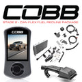 Cobb 17-20 Ford F-150 Ecoboost Raptor Stage 2+ CAN Flex Fuel Redline CF Power Package - Silver