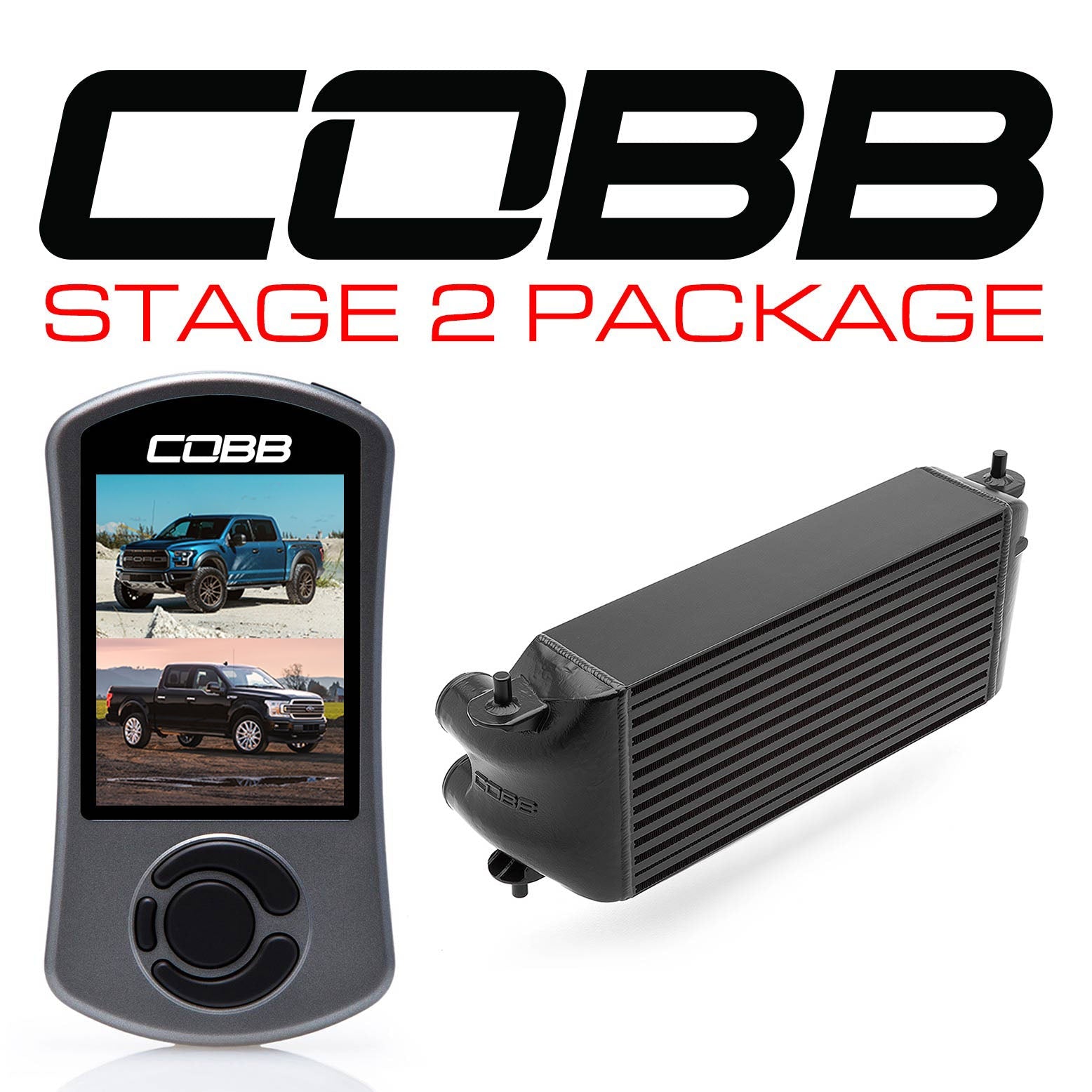 COBB 17-20 Ford F-150 Stage 2 Power Package Black