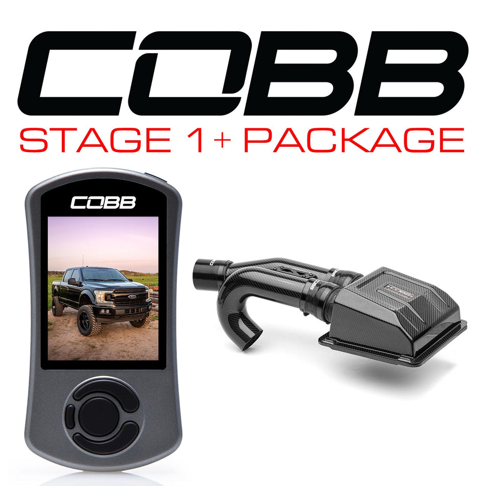 Cobb 2020 Ford F-150 EcoBoost 3.5L Stage 1+ Redline Carbon Fiber Power Package
