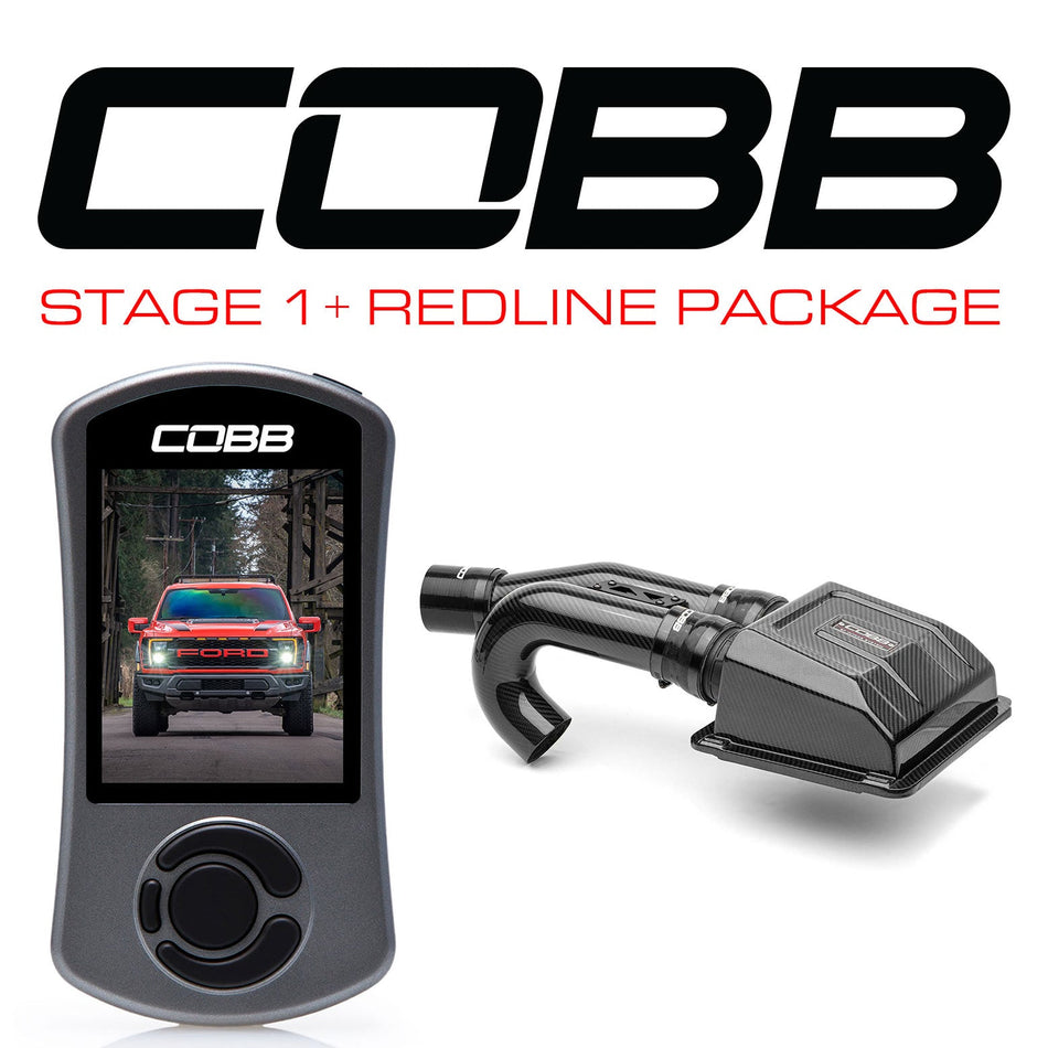 Cobb 21-22 Ford F-150 Raptor
Stage 1+ Redline Carbon Fiber Power Package