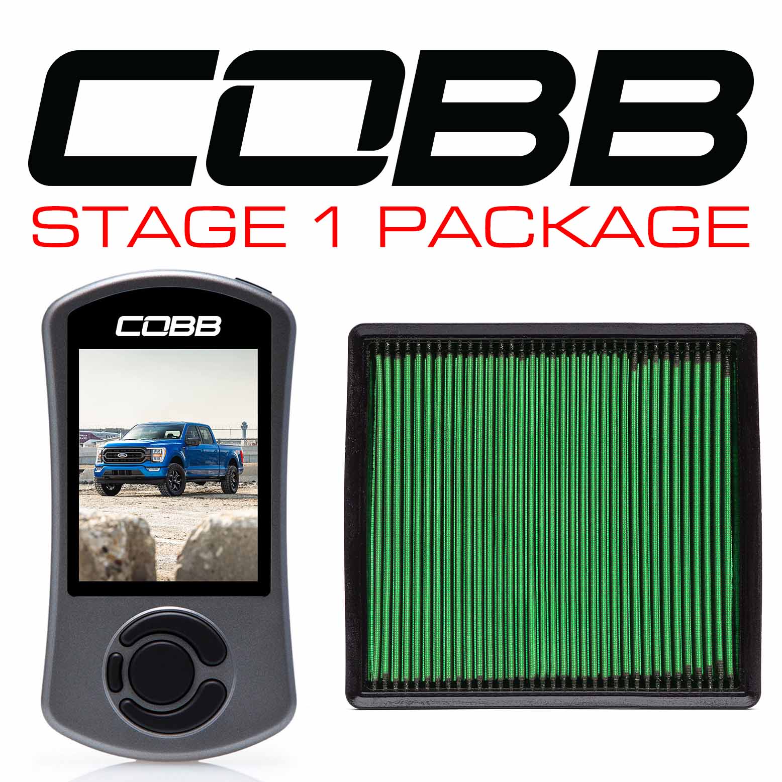 Cobb 21-22 Ford F-150 3.5L/Tremor Stage 1 Power Package