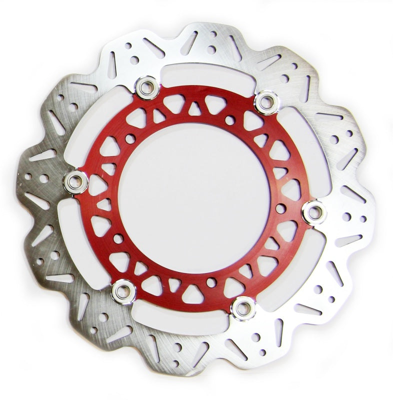EBC 08-16 Yamaha YZF-R6 310mm Rotor Front Left/Right Vee Floating Red Rotor