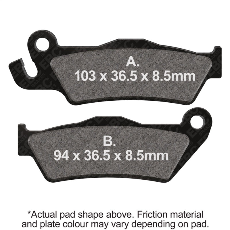 EBC 06-08 BMW K 1200 GT K44-Disc Fitting Kit Required Rear Left Sintered R/HH Brake Pads