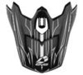 EVS T3 Pinner Visor - Matte Black/White