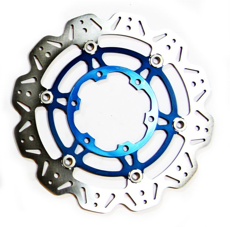 EBC 08-10 Suzuki GSX-R 600 Tokico Radial Caliper Front Left/Right Vee Floating Blue Rotor