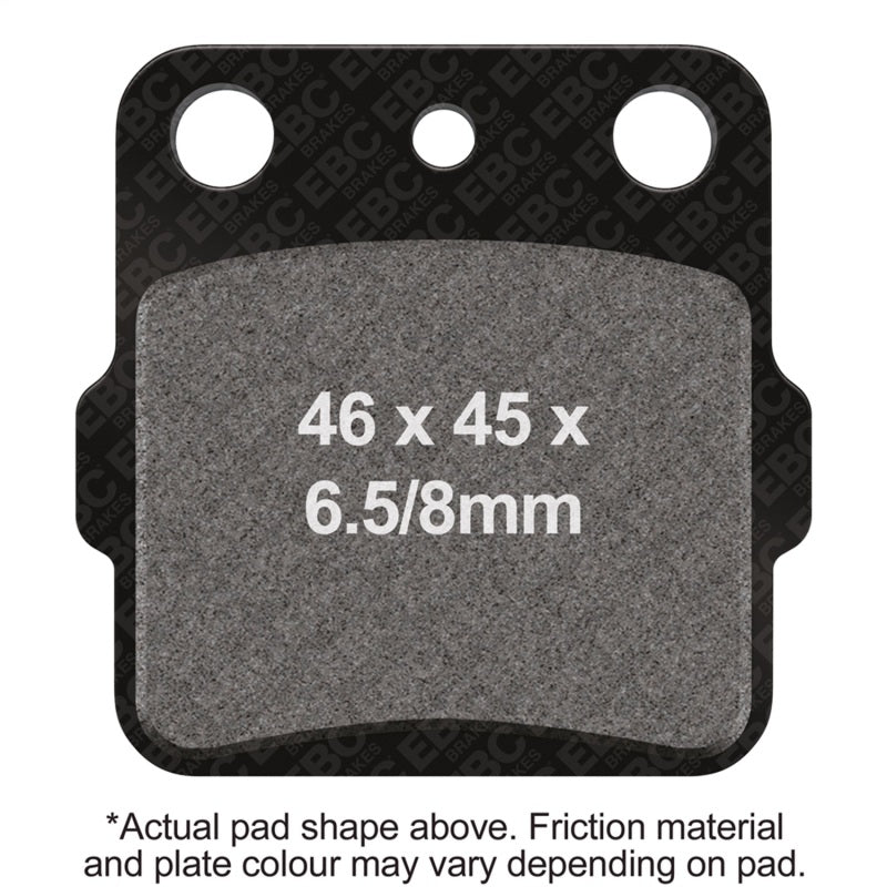 EBC 83-85 Honda ATC 200 X Rear Left R Series Sintered Brake Pads