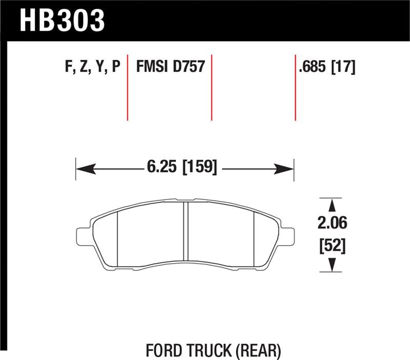 Hawk Super Duty Street Brake Pads