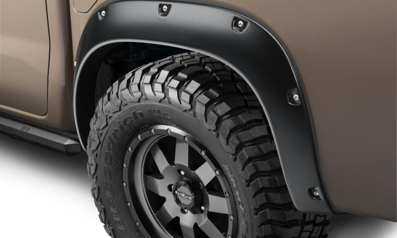 Bushwacker 22-24 Nissan Frontier Pocket Style Fender Flares 4pc - Black