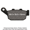 EBC 89-90 Honda CB 400 F CB-1 Rear Left/Right FA-SFA-TT-X Brake Pads