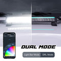XK Glow XKmax 30in Offroad Light Bar w/ RGBW Chasing DRL & App Control