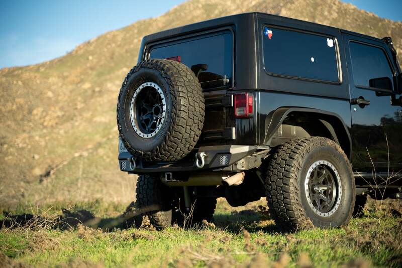 DV8 Offroad 07-18 Jeep Warngler JK Mid-Width Rear Bumper