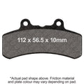EBC 94-97 Buell M2 Cyclone (w/Disc Countersunk Bolt Holes) Front Left FA-SFA-X Brake Pads