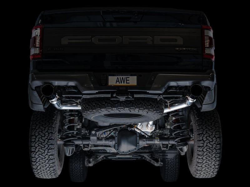 AWE Gen 3 Ford Raptor SwitchPath Exhaust  - Diamond Black Tips