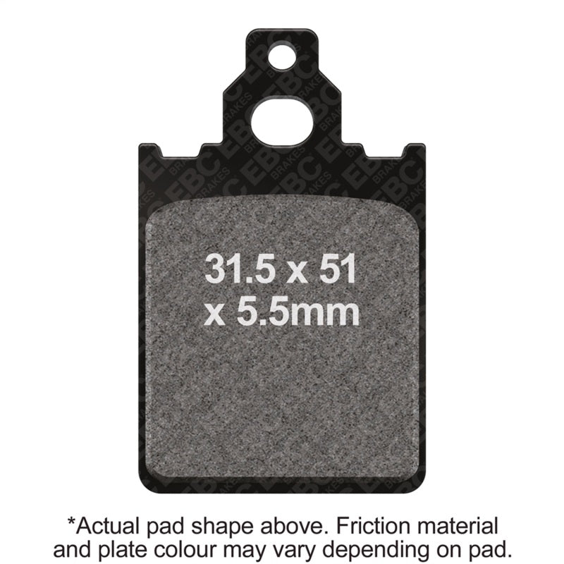 EBC 05-06 Vespa PX 150 All Models Front Left FA-SFA-X Brake Pads