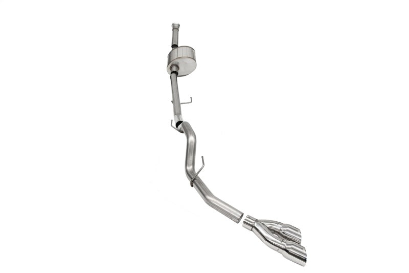Corsa 2021-2025 Ford F-150 SuperCab/6.5in Bed 5.0L V8 Xtreme Cat-Back Single Side Exit-Polished