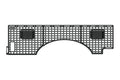 Addictive Desert Designs 23-26 Ford F250/F350/F450 SD Bed Molle Panel - Driver Side