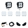 Baja Designs 21-25 Ford Bronco (Incl. 22-25 Raptor) Squadron Pro 2.0 A-Pillar Kit UP (Spot) - Clear