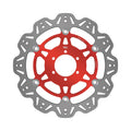 EBC 07-08 Ducati Monster 400 ie Japan Front Left/Right Vee Floating Red Rotor