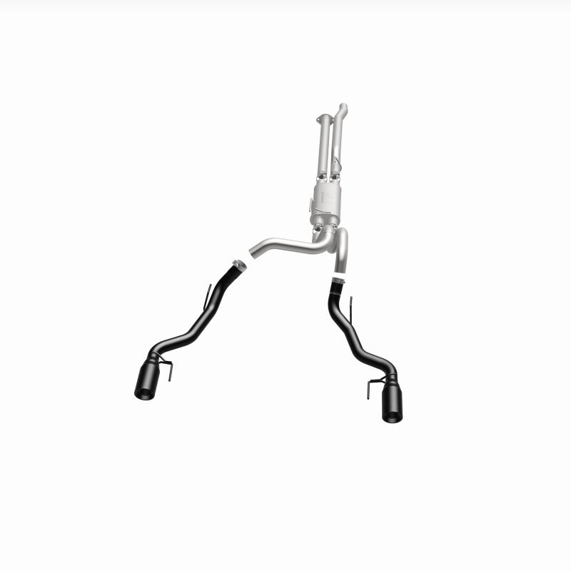MagnaFlow SYS Cat-Back 2017 Ford F-150 Raptor 3.5L Dual Black Coated 3in Tips