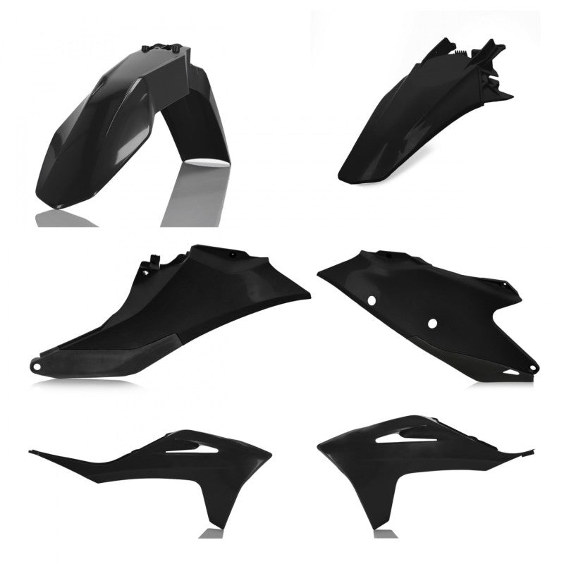 Acerbis 21-23 GasGas MC125/250F/450F/ EX300/250F/350F/450F Plastic Kit - Black