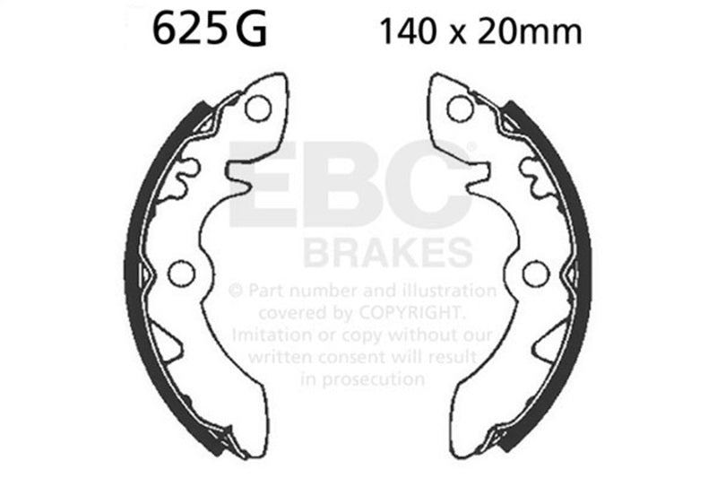 EBC 85-86 Suzuki LT 230 GEF/GEG Front Left/Right Sintered HH/R Brake Pads