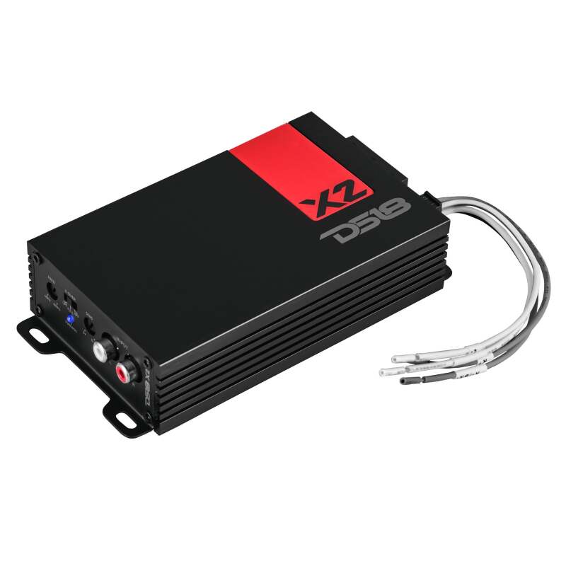 DS18 2-Channel Ultra Compact Class D Amplifier 380/4ohm Bridge 2x 230/2ohm 2x 140/4ohm Watts RMS