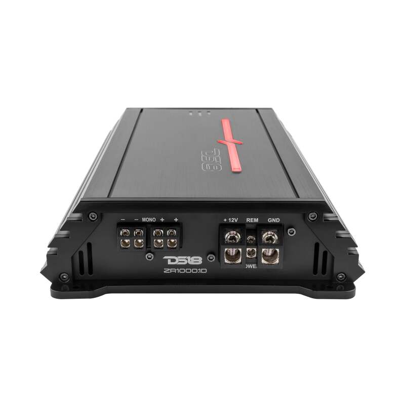 DS18 1-Channel Class D Amplifier 1000/1ohm 650/2ohm 380/4ohm Watts RMS