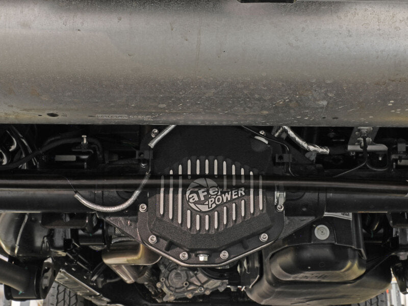 aFe POWER 2021 Ford Bronco w/ Dana M220 Differential Cover Black Street Series w/ Machined Fins