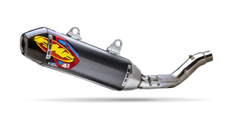 FMF Racing Yamaha WR250F 20-21 SS Aluminum Factory 4.1 RCT SO Muffler w/ R. Carbon Cap