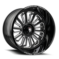 American Truxx AT1916 Butcher 24x14 / 6x135 BP / -76mm Offset / 87.1mm Hub Gloss Black Milled Wheel