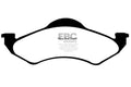 EBC 00-02 Dodge Dakota 2WD 2.5 Yellowstuff Front Brake Pads