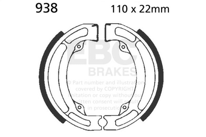 EBC 05-08 Hyosung TE 50 Front Left/Right FA-SFA-X Brake Pads