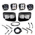 Baja Designs 20-22 Ford SD Squadron Pro/SAE 2.0 Dual Fog Pocket Kit Upfitter (SAE Fog) - Clear