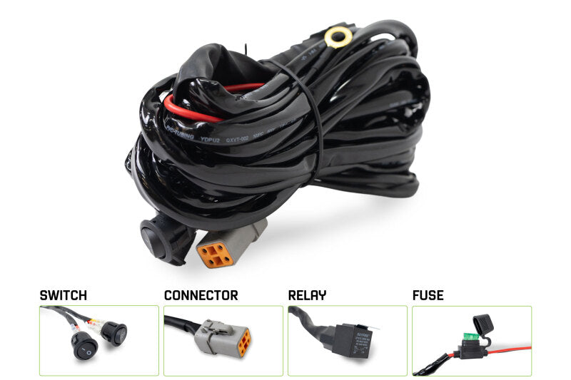 DV8 Offroad 40 AMP DTP 4-Pin Halo Light Harness