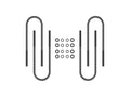 ICON 2011+ Ford F-250/F-350 Rear 15in U-Bolt Kit