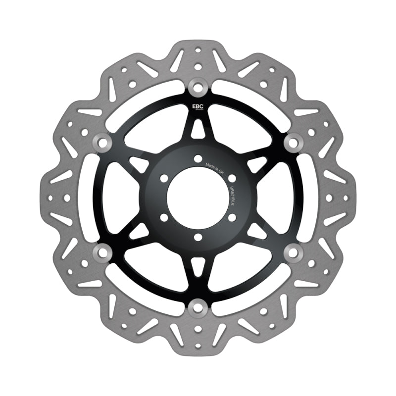 EBC 08-15 Aprilia Dorsoduro 750 ABS Front Left/Right Vee Floating Black Rotor