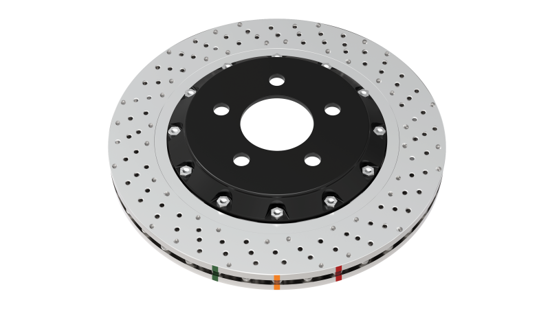 DBA 2017 Dodge Durango Front 5000 Series Drilled Ring w/NAS Nuts