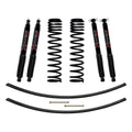Skyjacker Jeep XJ 3in FR Dual Rate Long Coil Suspension Lift Kit w/RR Add-A-Leaf/Black Max Shocks