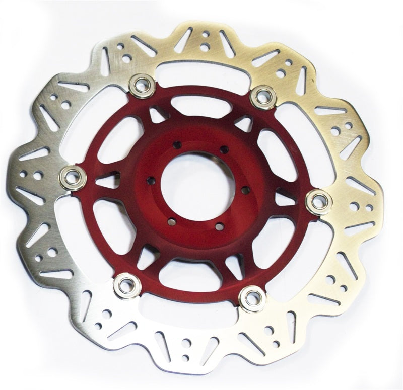 EBC 95-98 Honda CBR 600 F3/SJR/SE Front Left/Right Vee Floating Red Rotor