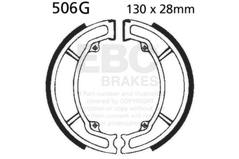 EBC 80-81 Yamaha DT 125 Front Left Sintered HH/R Brake Pads