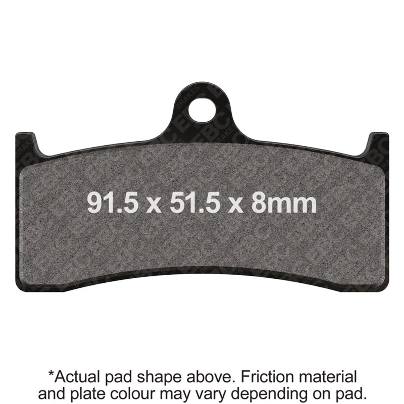 EBC 96-99 Kawasaki ZX 750 ZX7RR ZX (6 Pist Nissin Caliper) Front Left/Right Sintered HH Brake Pads