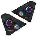 DS18 2015+ Polaris Slingshot Loaded Front Kick Panel w/ 2x NXL-IQ6/BK & 2x PRO-TW1LD Included w/LEDs