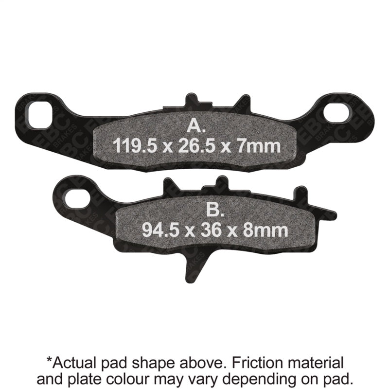 EBC 97-00 Kawasaki KX 80 Front Left FA-SFA-X Brake Pads