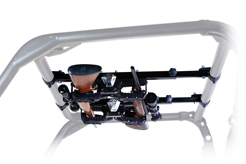 Seizmik 01+ Can Am/ Honda/ Kawasaki/ Kubota UTV OHGR 2 Gun Rack 2 in. Clamp