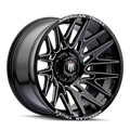 American Truxx AT1919 Evolution 22x12 / 6x135 BP / -44mm Offset / 87.1mm Hub Gls Blk Mill Wheel